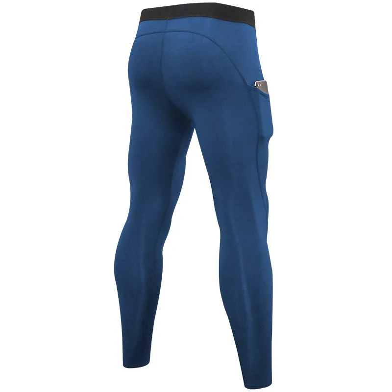 Mallas ajustadas cálidas para correr para hombre, pantalones deportivos para gimnasio, Fitness, trotar, mallas de compresión para correr de secado rápido, otoño e invierno