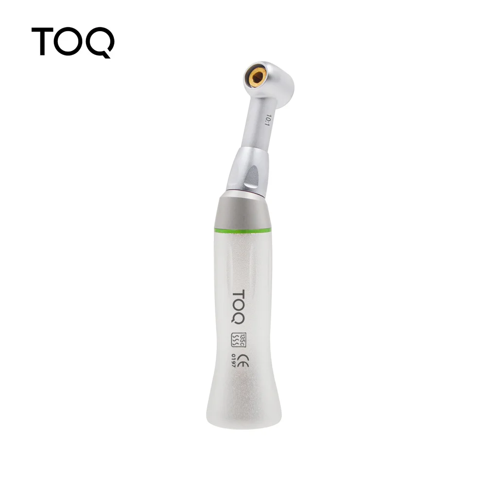 Equipo Oral 60 ° Mandril de botón pulsador de pieza de mano de contraángulo 10:1 con cabezal de limas de mano alternativas de giro para endodoncia