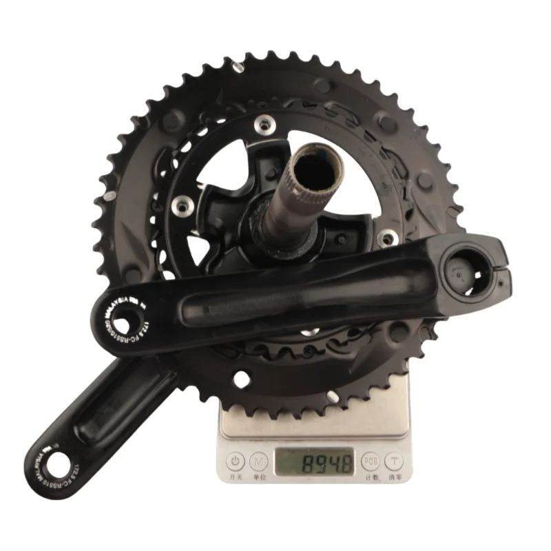 Platos y bielas Shimano RS510 22s 165MM 170MM 172,5 MM 175MM 50-34T 2x11 velocidades rueda dentada de bicicleta de carretera manivela negra doble plato