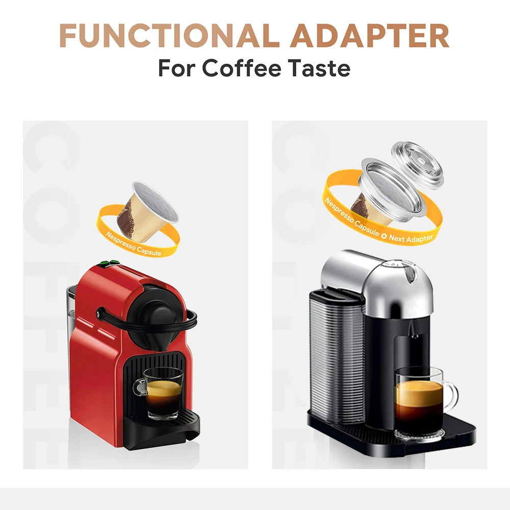 Adaptador de cápsulas de café para cafetera Vertuo Next/Vertuo pop/Vertuoline GCA1 para usar con cápsulas originales iCafilas