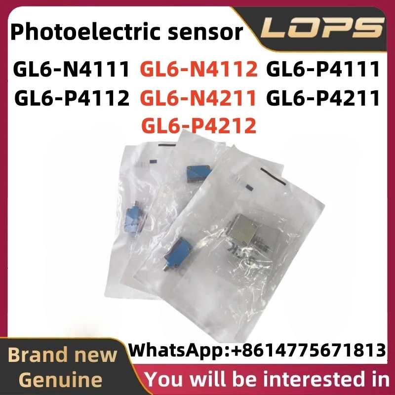 GL6-N4111 N4112 P4111 P4112 N4211 P4211 P4212 Sensor fotoeléctrico SICK original, completamente nuevo. Consulte con nosotros.