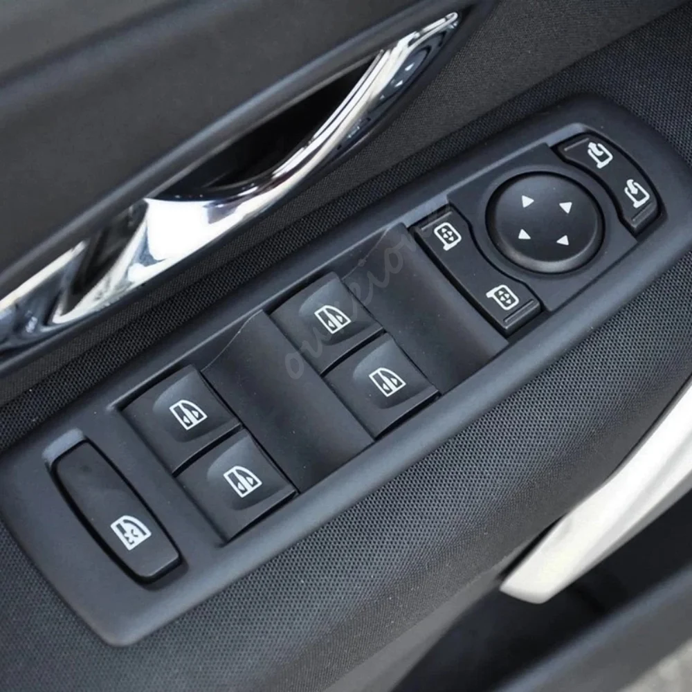 Interruptor eléctrico para espejo retrovisor, botón regulador de Control, accesorios para coche, 254000015R, para Renault Fluence Laguna Megane 3 2008-2016