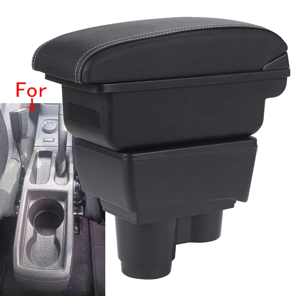 Reposabrazos para Renault Duster, caja de reposabrazos para Dacia Duster 2019-2023, caja de almacenamiento para consola central, accesorios de decoración de cuero
