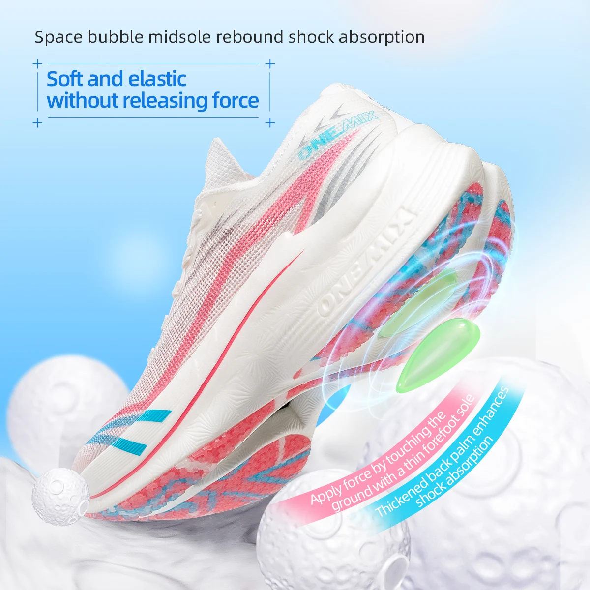 ONEMIX 2026 Tupo, Nuevas Zapatillas de Maratón con Placa de Carbono, Pruebas Profesionales, Soporte Estable, Amortiguación de Impactos, Ultraligeras