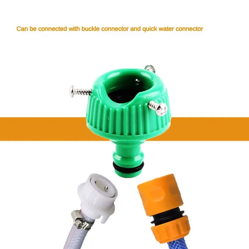 Adaptador Universal para grifo de agua, accesorio de tubo de riego con perno de sujeción, 16-22mm, 1 piezas