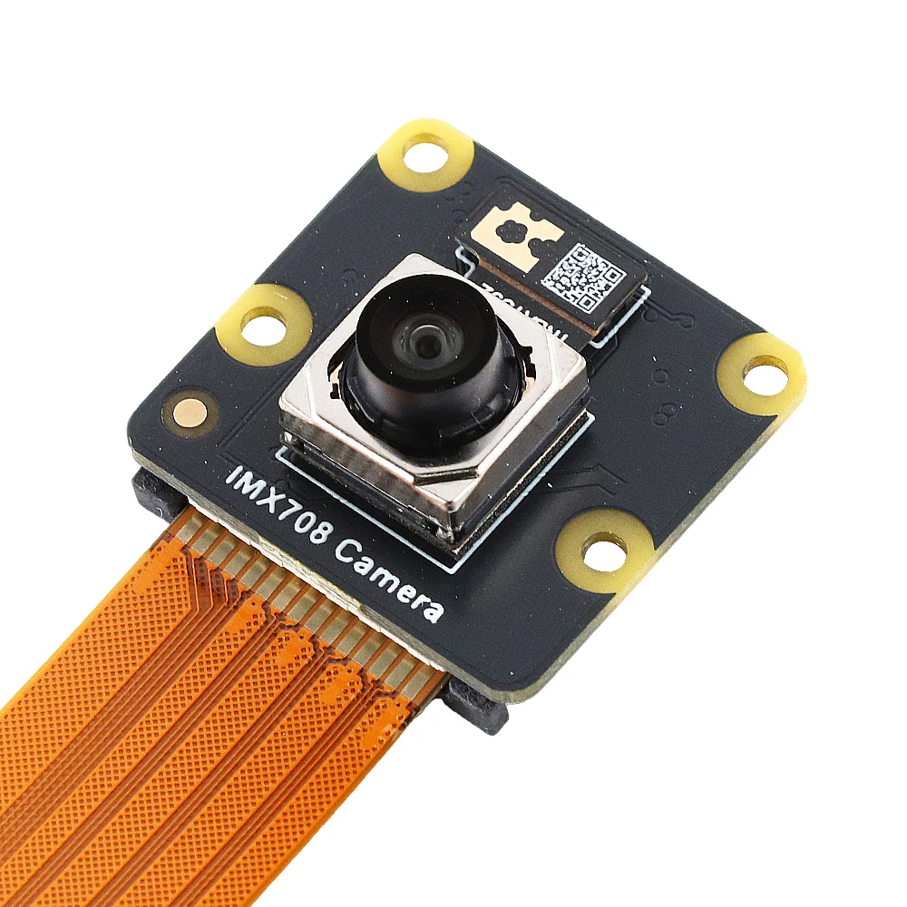 Módulo de Cámara IMX708 para Raspberry Pi 5 4 4B 3B+ ZERO 2 W HD 12MP, Enfoque Automático, Visión Nocturna de 75 120 Grados, Sin IR, 22 Pines CSI 15 Pines