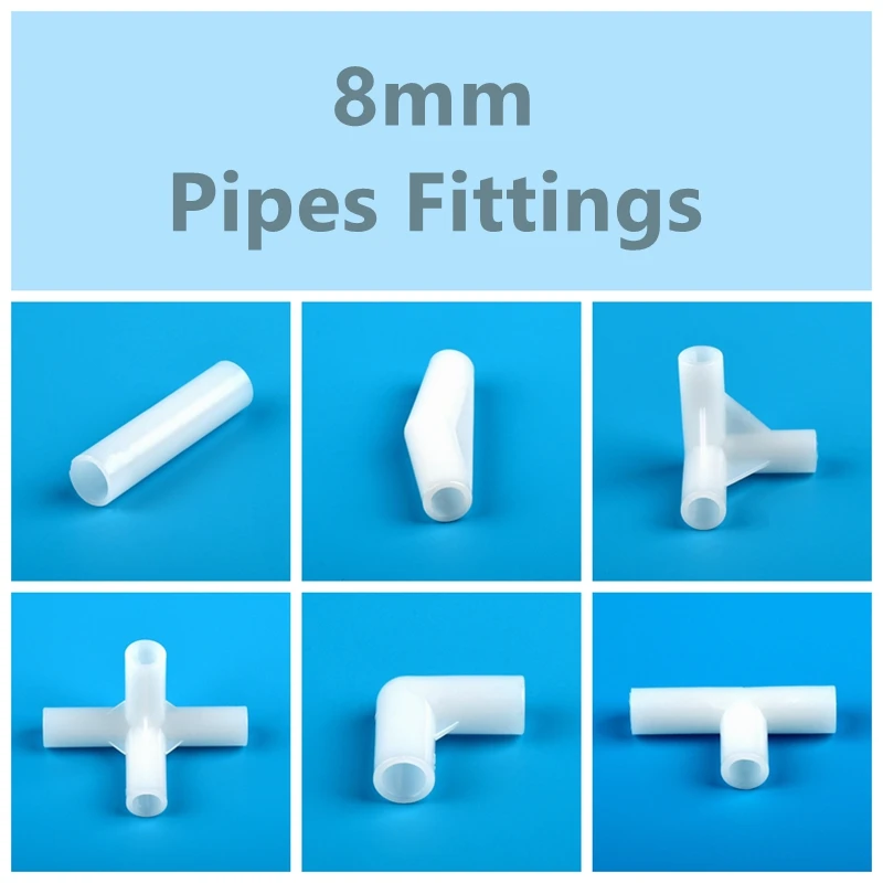 10-50 Uds ID 8mm 12mm 16mm 19mm accesorios de tubería accesorios de interfaz conectores de tubo DIY accesorios de pecera soporte de jardín