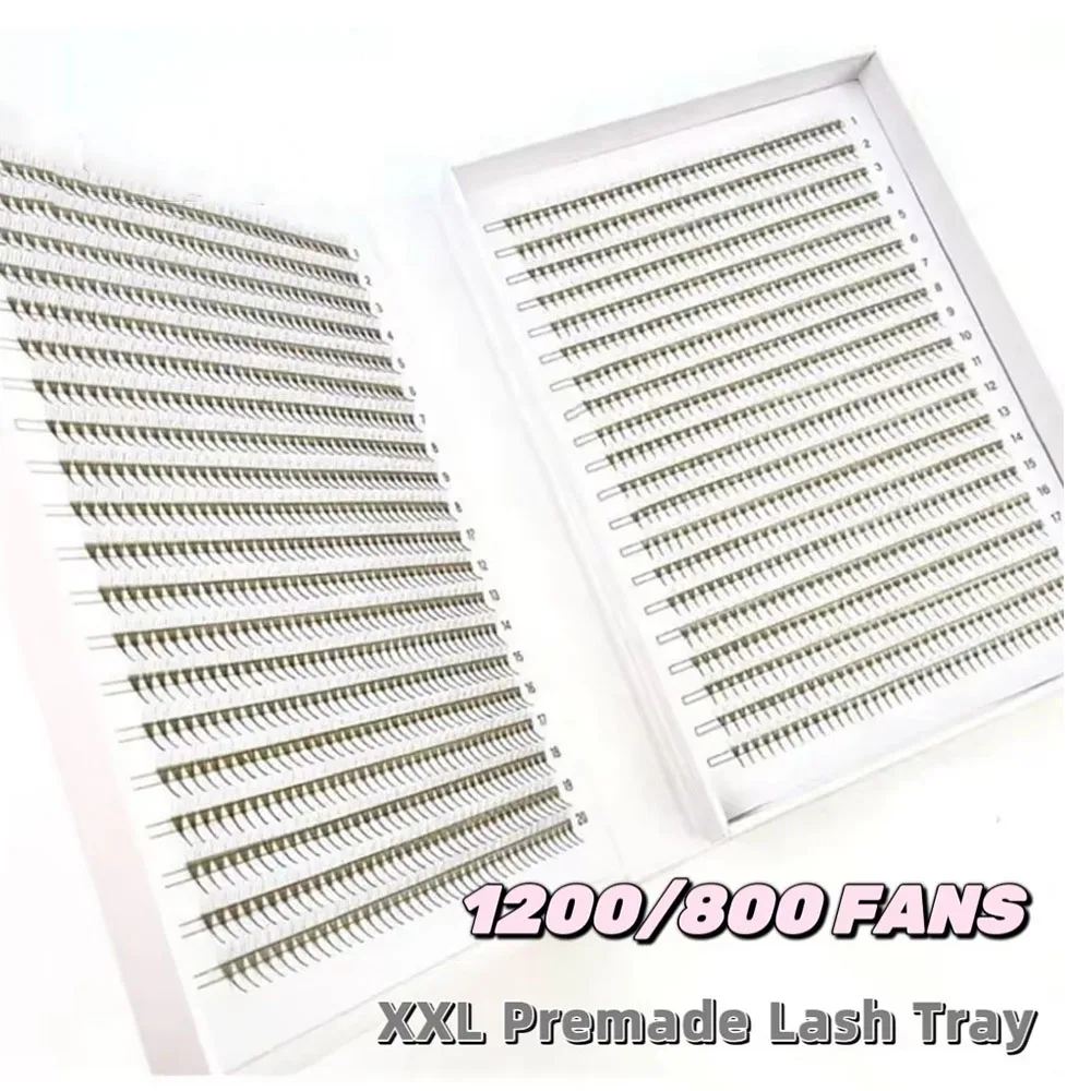 2D-16D 1600/880 ventiladores PBT híbridos prefabricados ventiladores de pestañas vástago puntiagudo afilado ventiladores sueltos raíz delgada XL bandeja extensión de pestañas