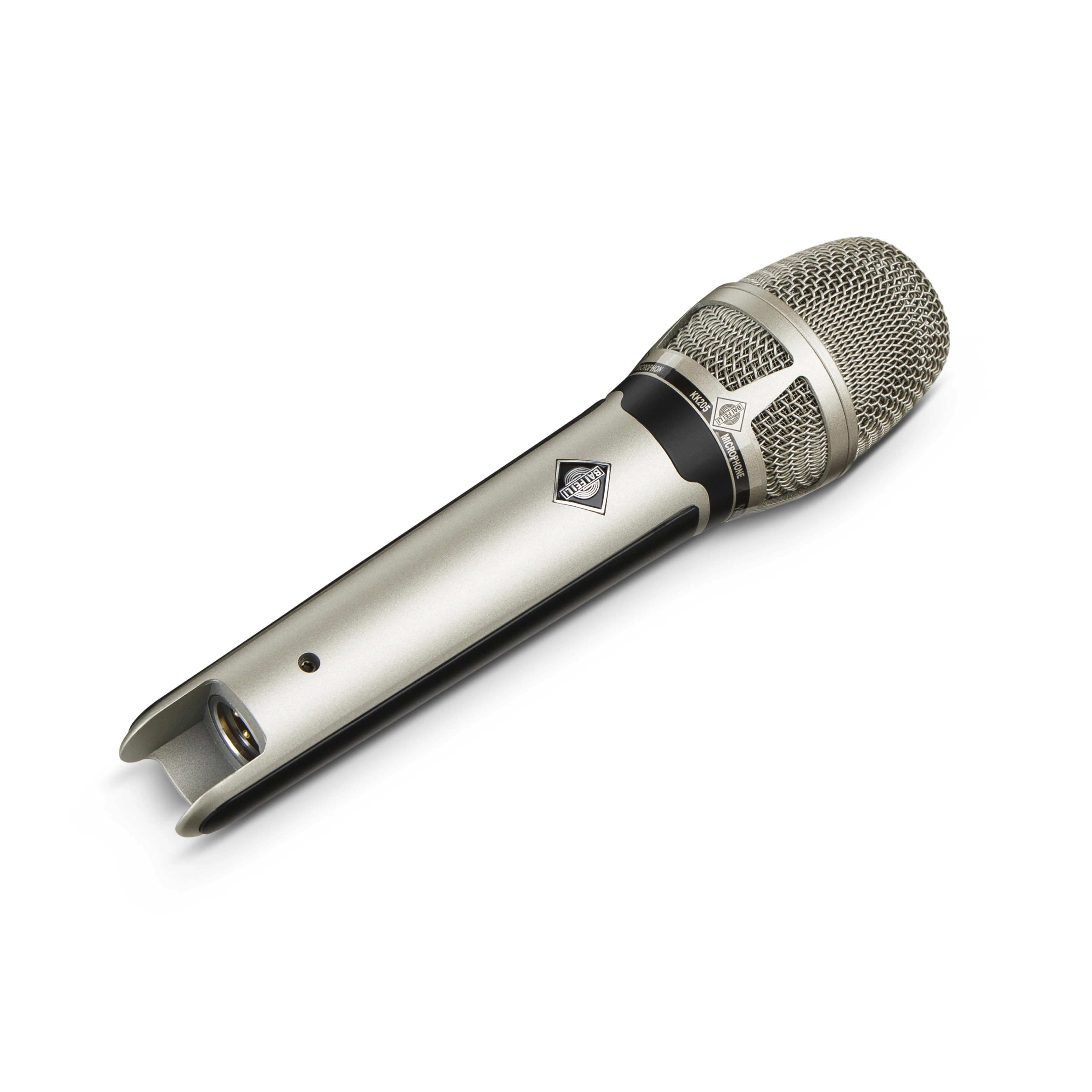BAIFEILI-micrófono de mano con cable KK205, condensador cardioide de diafragma grande de 34mm para altavoces, máquina de Karaoke, amplificador y mezclador