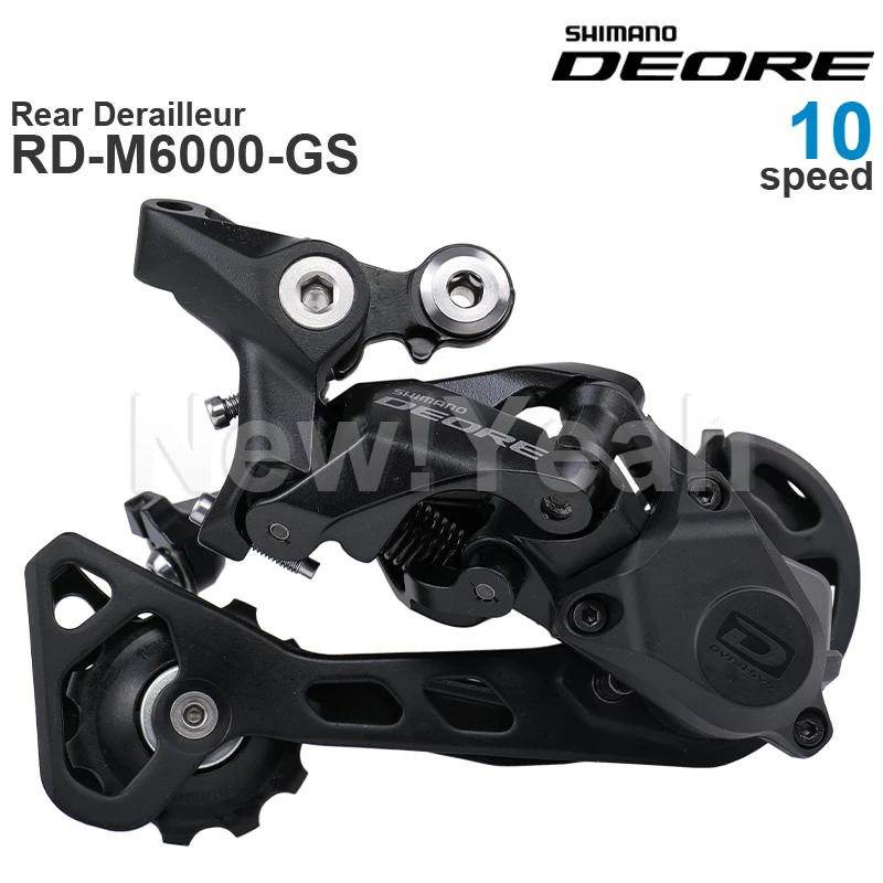 SHIMANO DEORE M6000 Desviador trasero de 10 velocidades RD-M6000-GS RD-M6000-SGS 10- Piezas originales