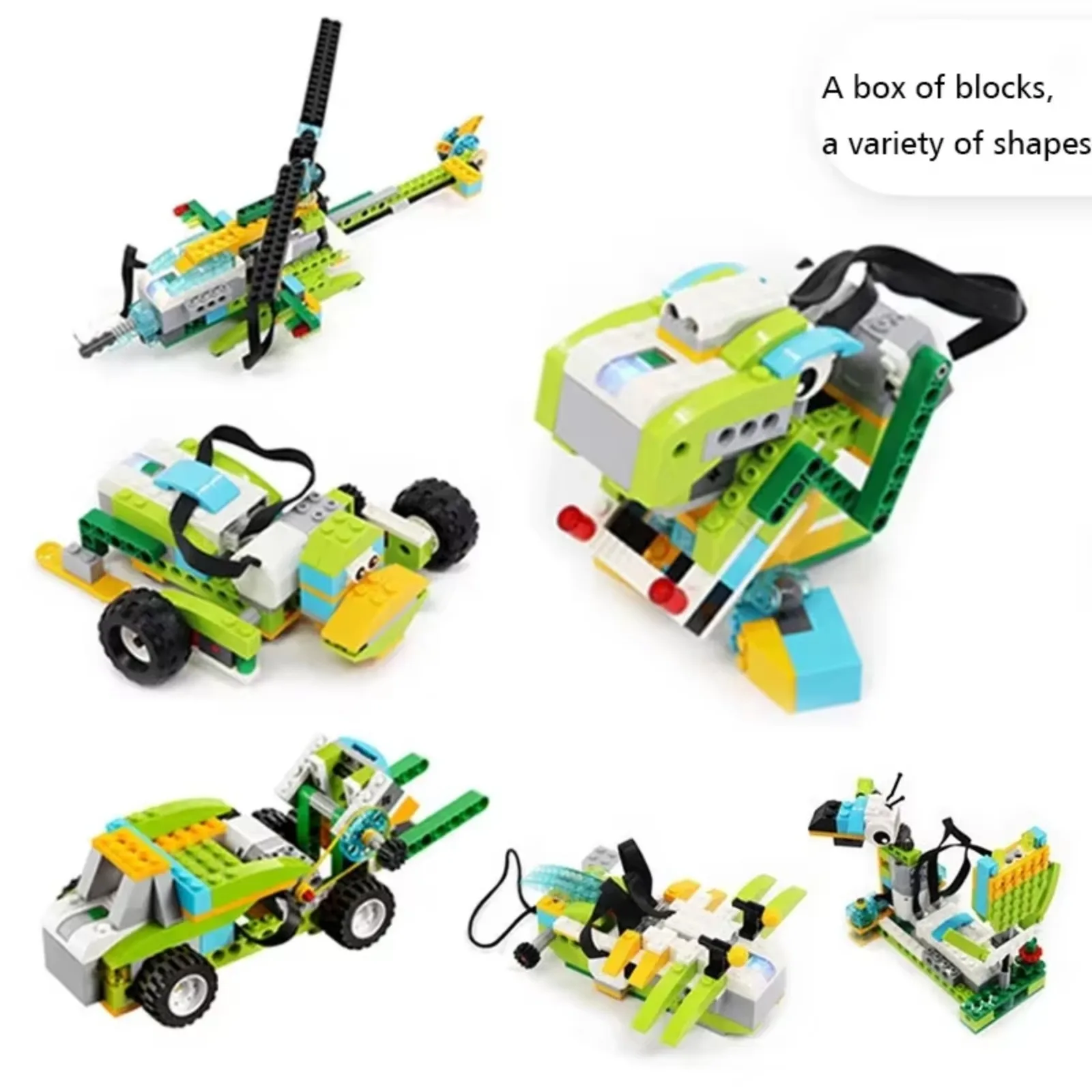 Kit de bloques de construcción educativos STEM 280 piezas con sensores electrónicos para programación de robots