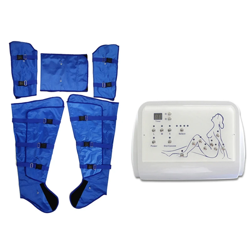 Máquina de Presoterapia de Drenaje Linfático por Presión de Ondas de Aire, Terapia de Vacío, Relajación Muscular, Masaje Corporal de Piernas y Cintura, Compresión de Aire