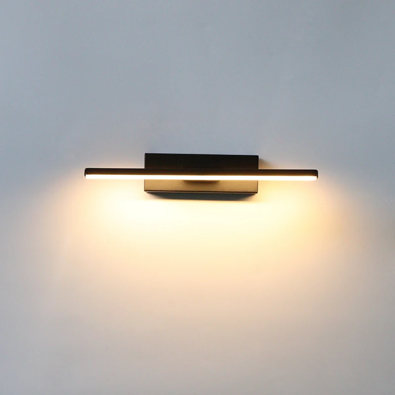 Aplique LED para dormitorio al lado de la lámpara de pared 330 °   Ajuste giratorio del ángulo de iluminación longitud 30cm/40cm/50cm aluminio y hierro