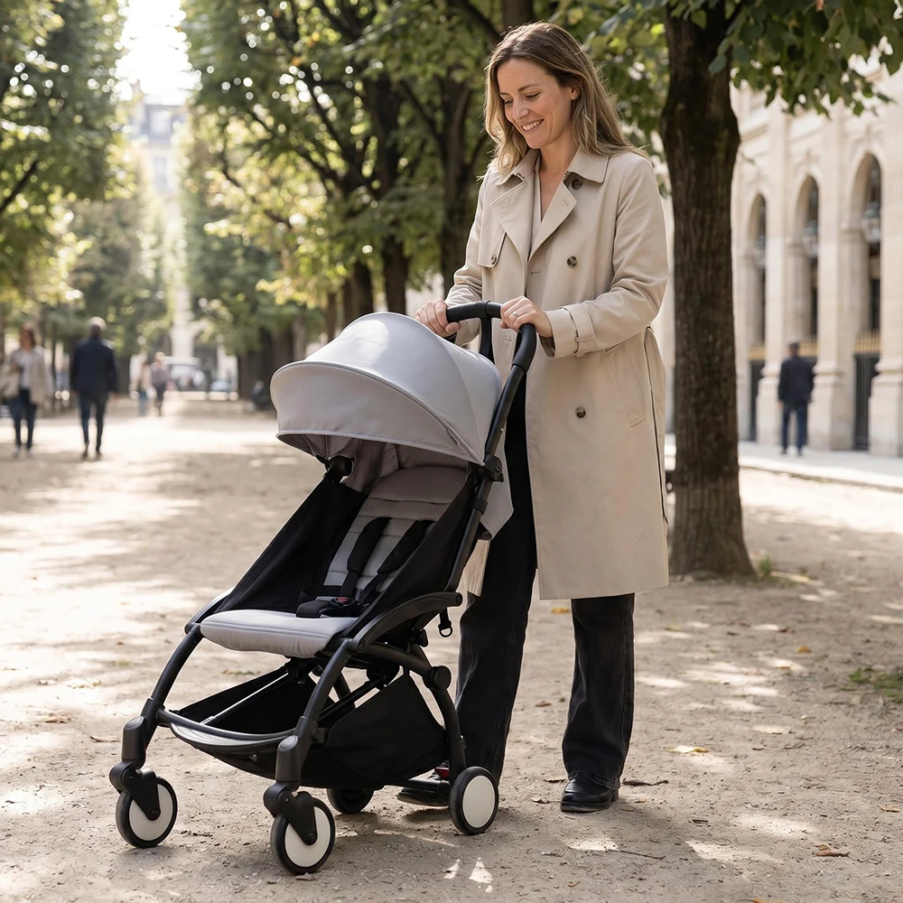 175 °   Juego de 2 piezas: Capota para Cochecito y Cojín de Asiento Compatible con YOYO 1/2/3, Impermeable, Protección UV, Accesorios para Cochecito de Bebé