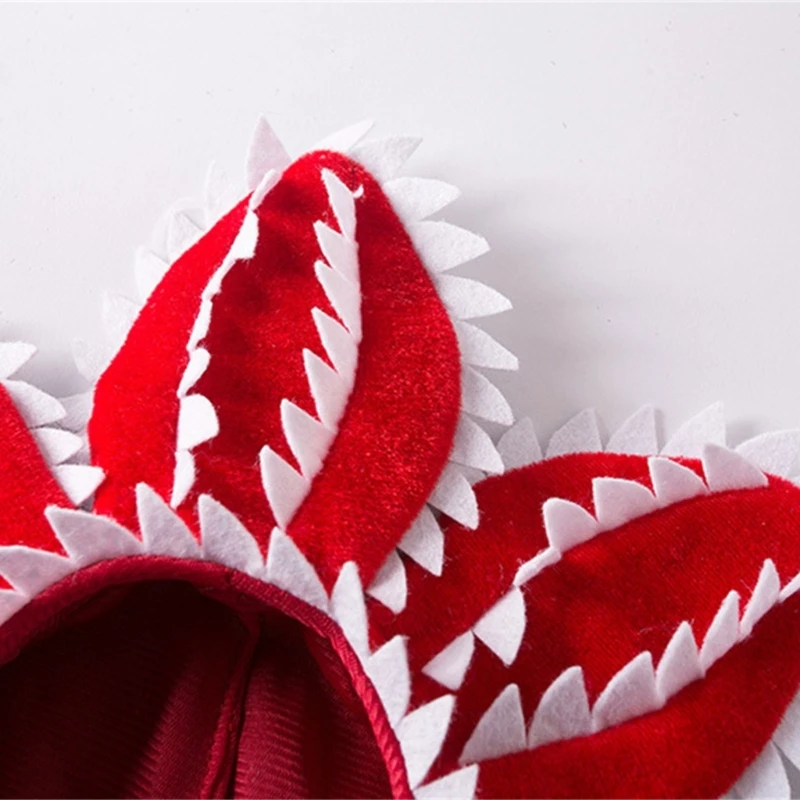 Divertido sombrero gato Demogorgon, disfraz flor aterradora, suministros accesorios para mascotas cumpleaños, para