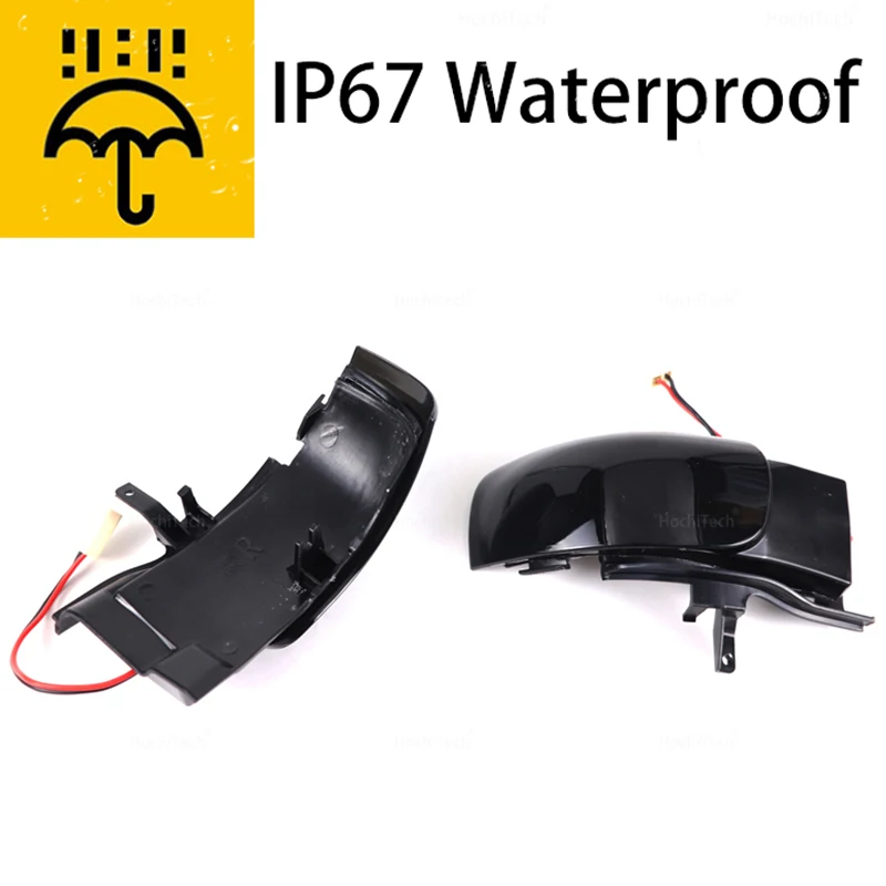 Para VW Volkswagen Touran 2003 2004 2005 2006 2007 2008 2009 2010 luz LED de intermitente dinámica espejo lateral intermitente secuencial.