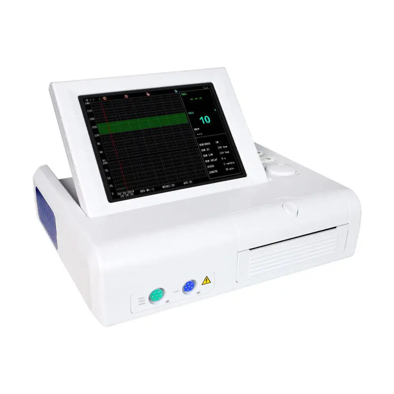 CONTEC CMS800G Monitor Fetal Corazón Prenatal FHR TOCO Ultrasonido de Movimiento Fetal (Eclase de Sonda Doble)