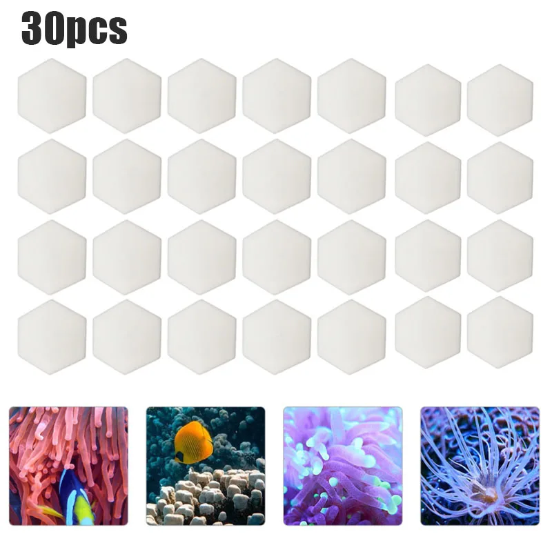 Discos de Cerámica para Fragancias de Coral, Tapones Hexagonales para Corales, Soportes para Fragancias de Coral, Placas y Soportes para Acuarios, Accesorios para Acuarios