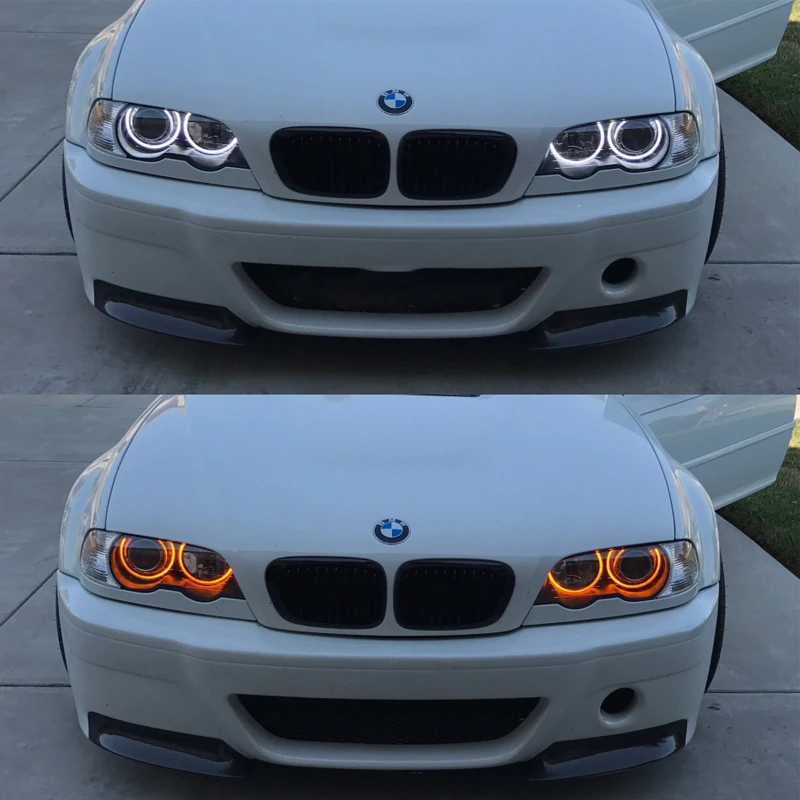 Para BMW Serie 3 E46 316i 318i 320d 323i 328i 330i 325xi 330d 1998-2005 excelente LED algodón Ojos de Ángel anillos luz diurna