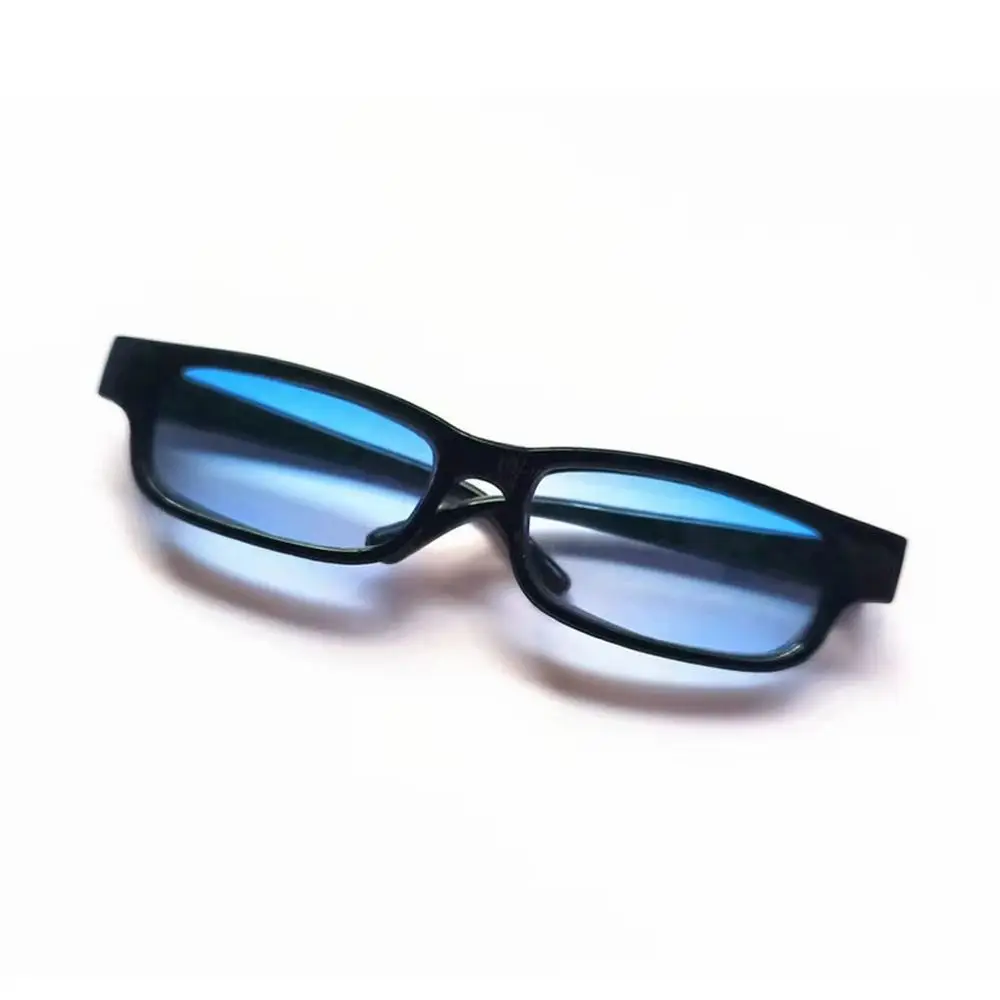 Gafas para muñecas en miniatura, gafas encantadoras con lentes transparentes, accesorios para muñecas Blythe, accesorios para gafas de muñecos de peluche de 20CM, 1 ud.