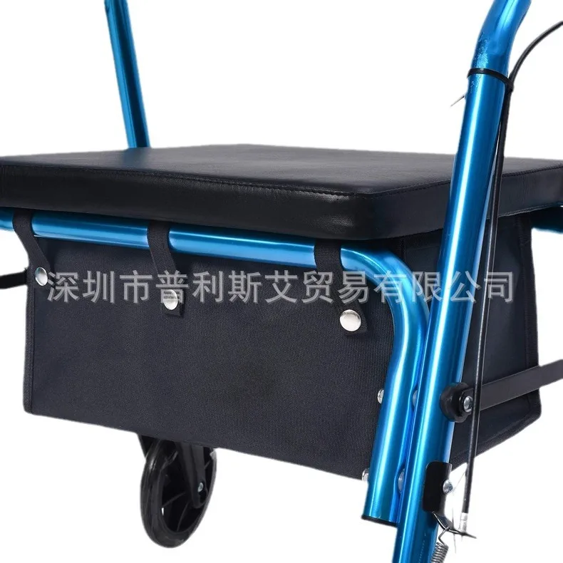 Bolsa de Almacenamiento para Silla de Ruedas, Debajo de la Ayuda para Caminar, Gran Capacidad, Bolsa de Almacenamiento Colgante para Asiento de Silla de Ruedas