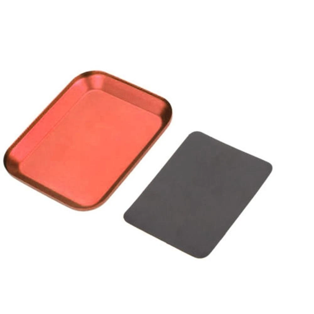 Herramienta de reparación RC, placa de bandeja de tornillo magnético de aleación de aluminio para avión, coche, barco, oruga Axial SCX10 D90 D110, modelo de reparación Co