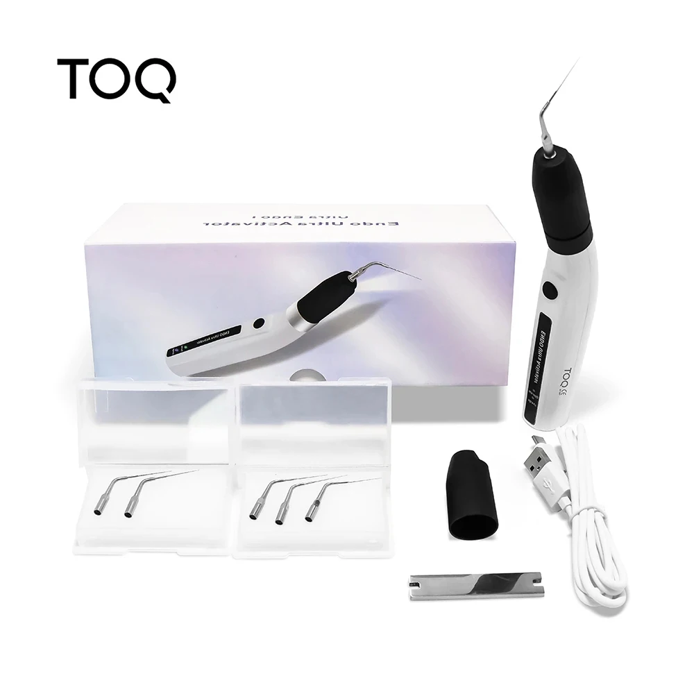 Nuevo activador ultrasónico inalámbrico Dental LED, activador Endo Ultra, lavado de dientes ultrasónico con 6 puntas, herramientas de odontología