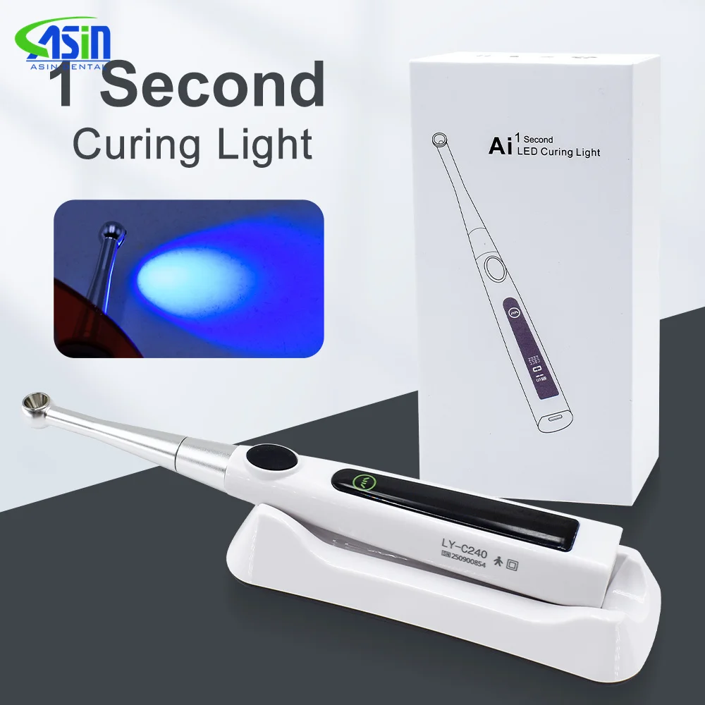 Lámpara de curado de luz Dental de fotopolímero de luz LED inalámbrica barata de 1Sec