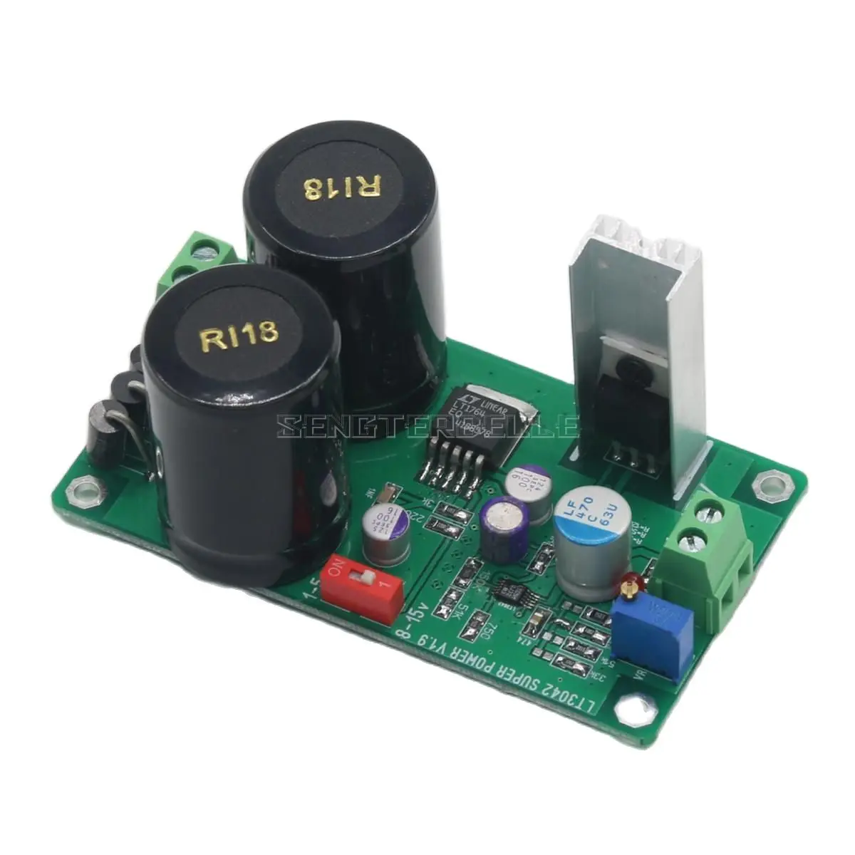 Placa de fuente de alimentación lineal de ruido Ultra bajo, interfaz Digital, HIFI, LT3042, Raspberry Pi, Amanero, XMOS