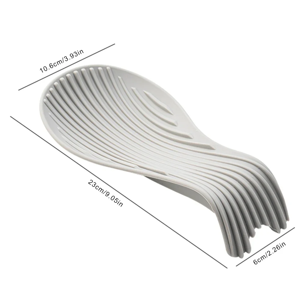 Soporte de cuchara aislado de silicona, resistente al calor Mantel Individual, soporte para cubiertos, herramientas de cocina, 1/4 piezas