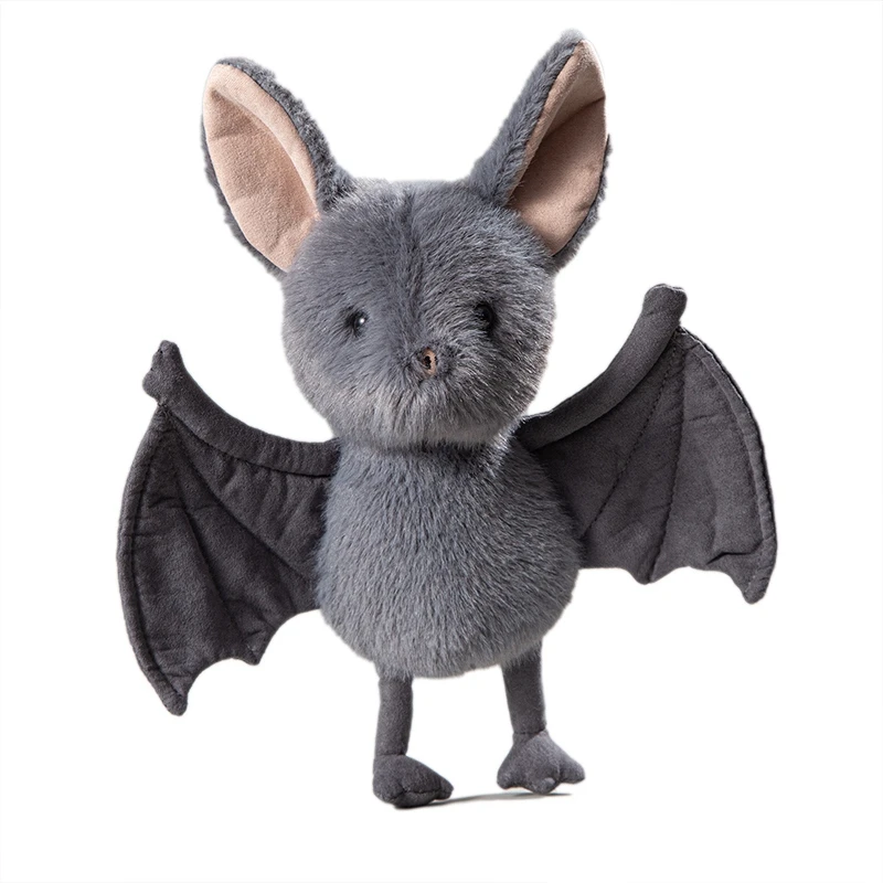 Nueva muñeca de cerdo murciélago bonita y extraña, juguete de peluche divertido, colección de decoraciones de Halloween, colgante de coche de juguete de peluche de edición limitada