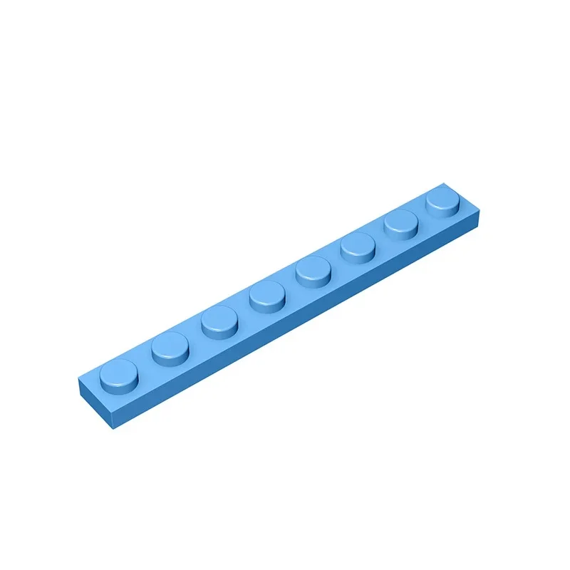 Placa Gobricks GDS-506 1x8 compatible con lego 3460 piezas de bloques de construcción DIY para niños Placa de partículas DIY