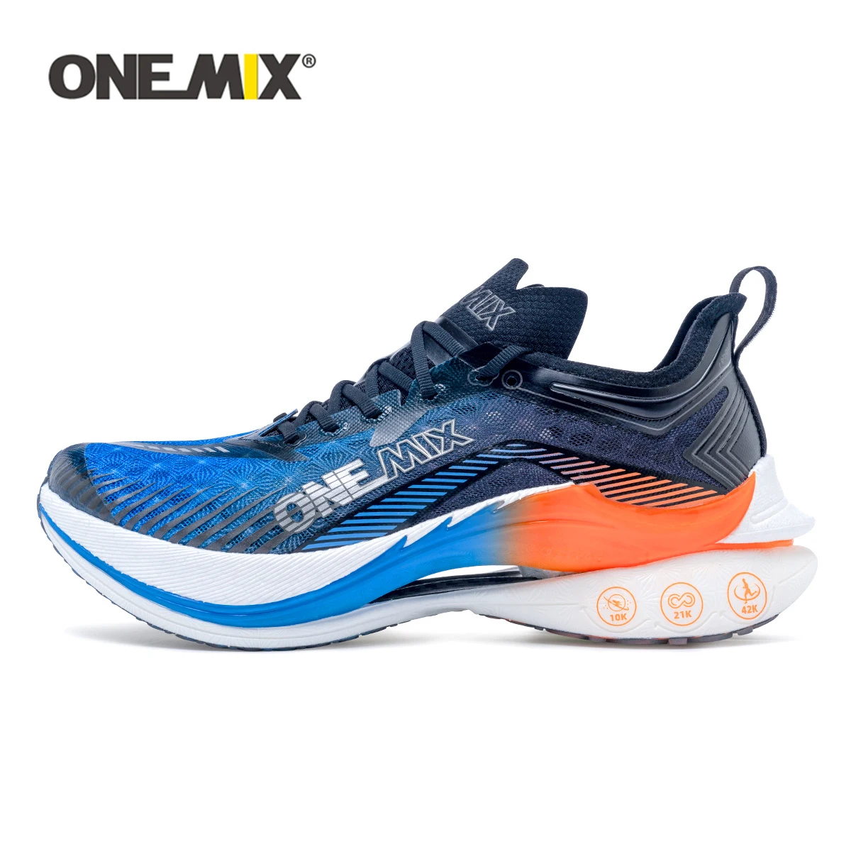 Zapatillas de Running ONEMIX 2026 Pace Beam para Hombre, Antideslizantes, Ultraligeras, con Rebote, Placa de Carbono, Deportivas
