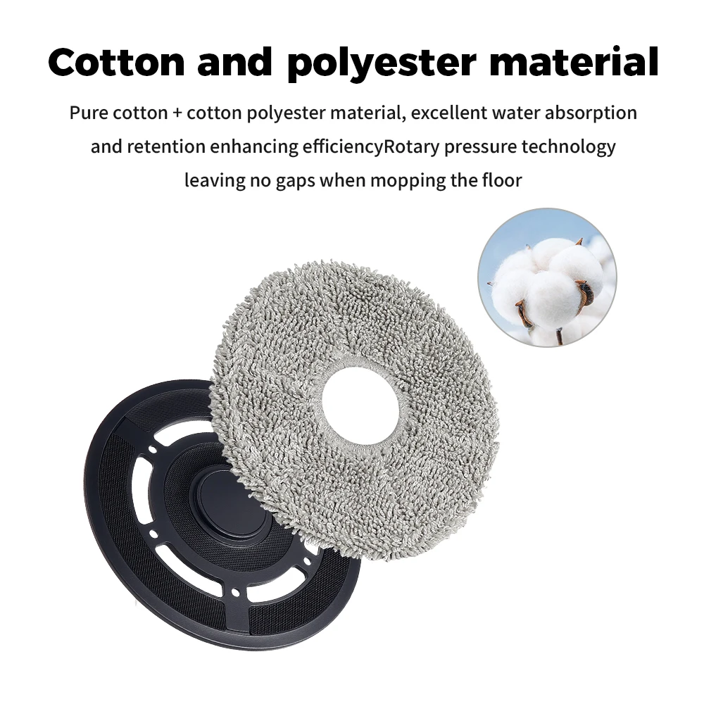 Para Ecovacs Deebot X1 OMNI/TURBO,T10 OMNI/TURBO/X1S PRO caja de polvo, Cepillo Lateral principal, filtro Hepa, bolsas de polvo de trapo de fregona piezas de paños de fregona