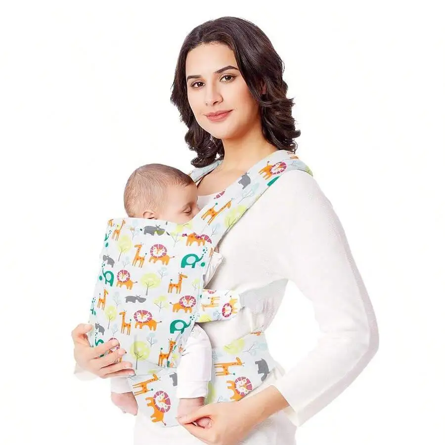 Portabebés multifuncional 4 en 1, respaldo para asiento de cadera, correas delanteras y traseras cómodas ajustables, portátil y adecuado para todas las estaciones, una herramienta que ahorra mano de obra para que las madres tenen sus bebés manos libres