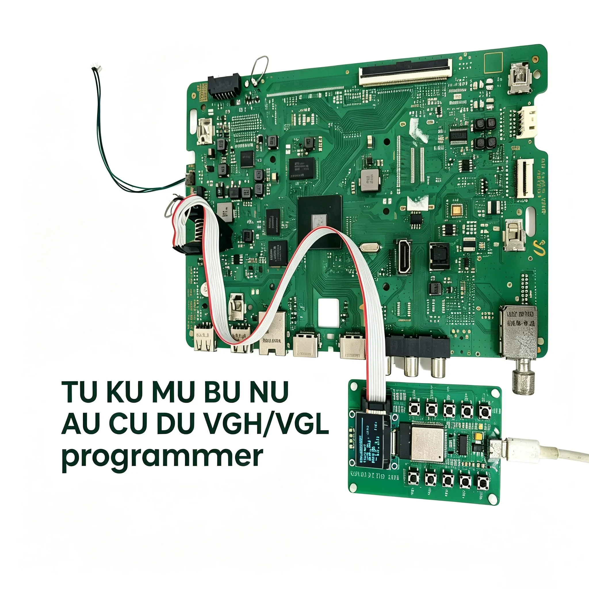 Programador de Voltaje TU KU MU BU NU AU CU DU VGH VGL, Placa TCON para TV, Reparación de Pantalla, Módulo Ajustador de Voltaje CC