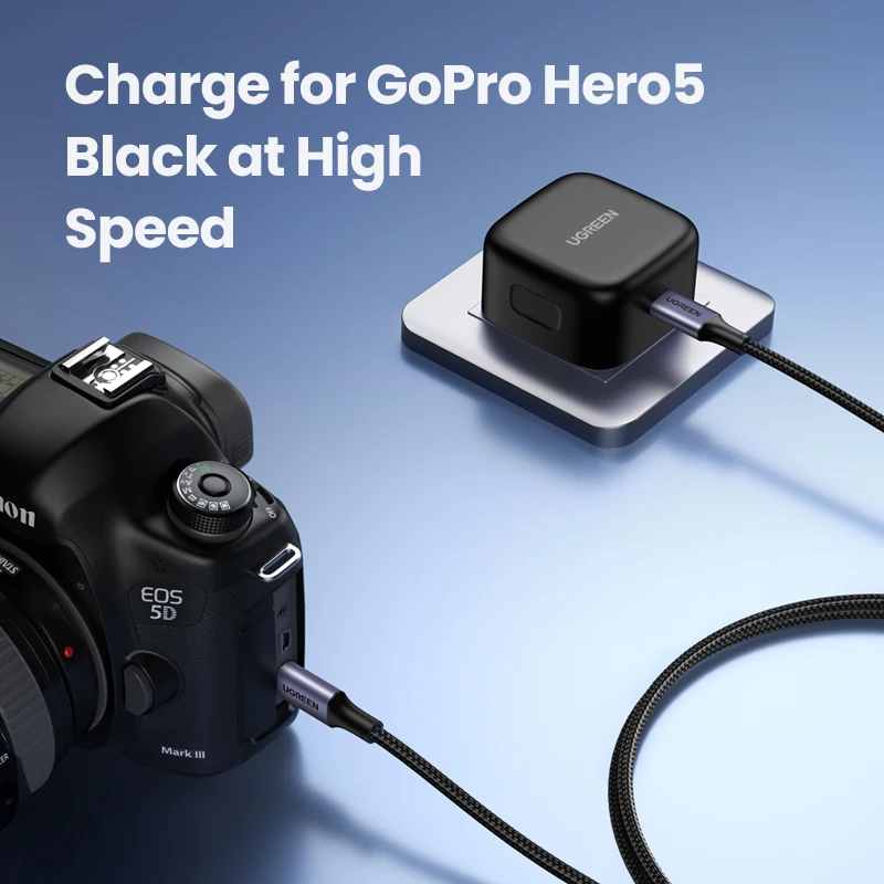 UGREEN-Cable USB PD100W tipo C para teléfono móvil, Cargador rápido para Xiaomi, Samsung, MacBook, iPad, 5A