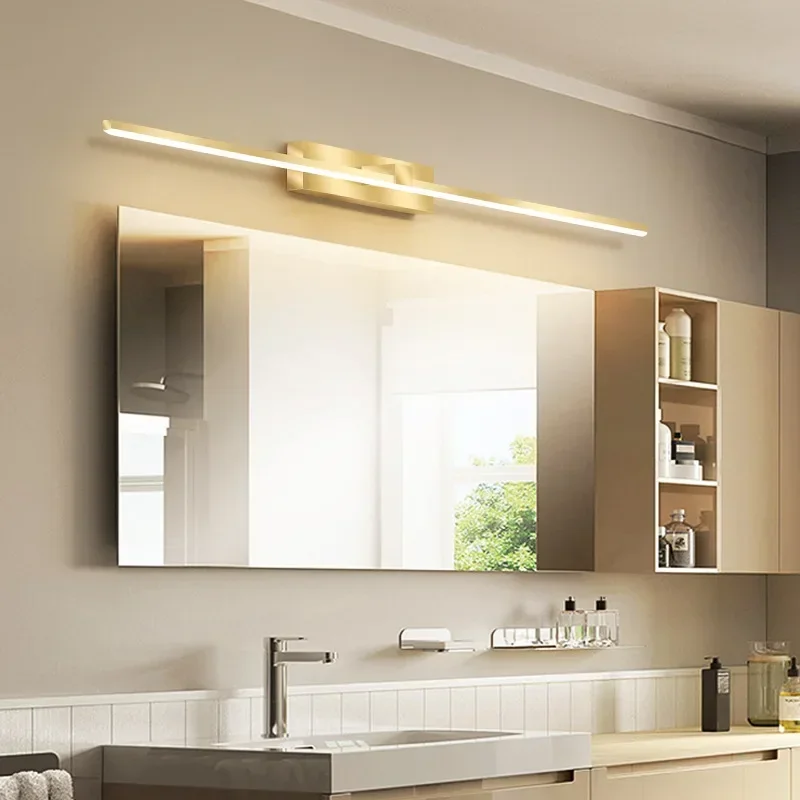 Lámpara de pared LED moderna para dormitorio, mesita de noche, pasillo, baño, espejo de maquillaje, luces de pared, candelabro interior, accesorio de iluminación para decoración del hogar