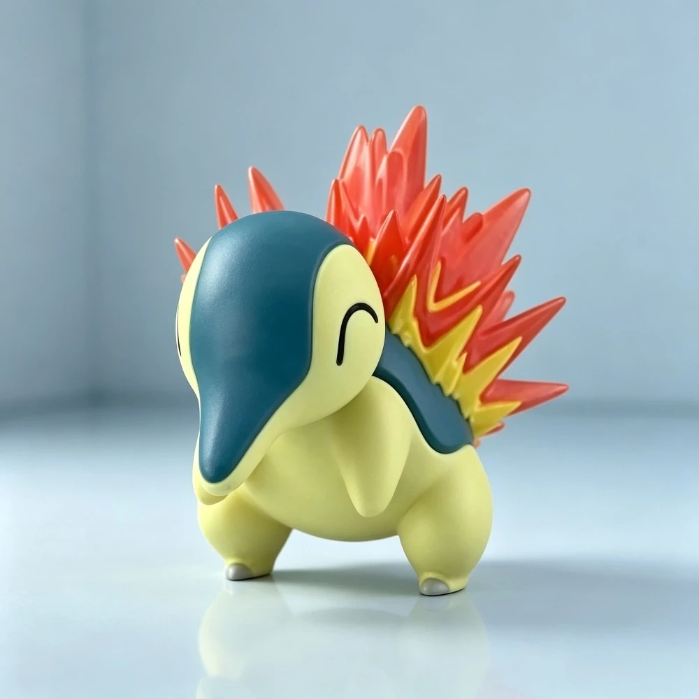 Figuras de Acción de Anime Pokémon, Typhlosion, Figuras de PVC, Estatua Coleccionable de Escritorio, Juguetes de Regalo, 2.5-9.5cm