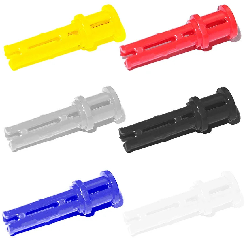 Perno de perno con clavija de fricción, eje transversal, bloque de construcción, conector de ladrillos, accesorios técnicos, piezas MOC, juguete de partículas para montar
