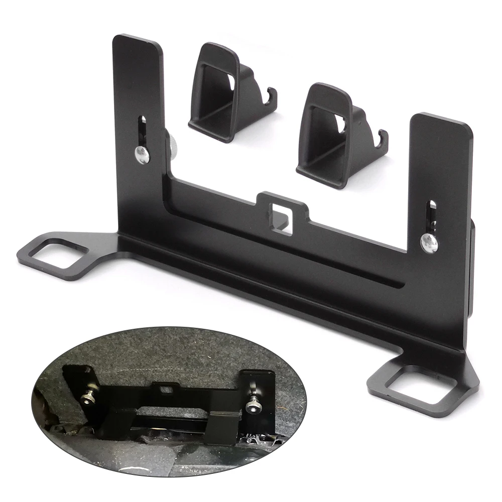 Soporte Universal para montaje en asiento de seguridad de coche, pestillo de acero para conector de cinturón ISOFIX, pestillo de soporte de cinturón de seguridad
