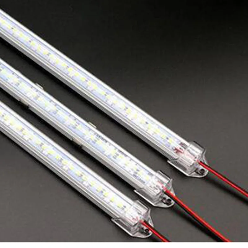 5 uds 12v 24v tira dura Led barra rígida tubo Led 18cm 27cm 35cm 50cm 6w 8w 10w gabinete de coche escaparate anuncio trasero 3000k 4000k 6000k