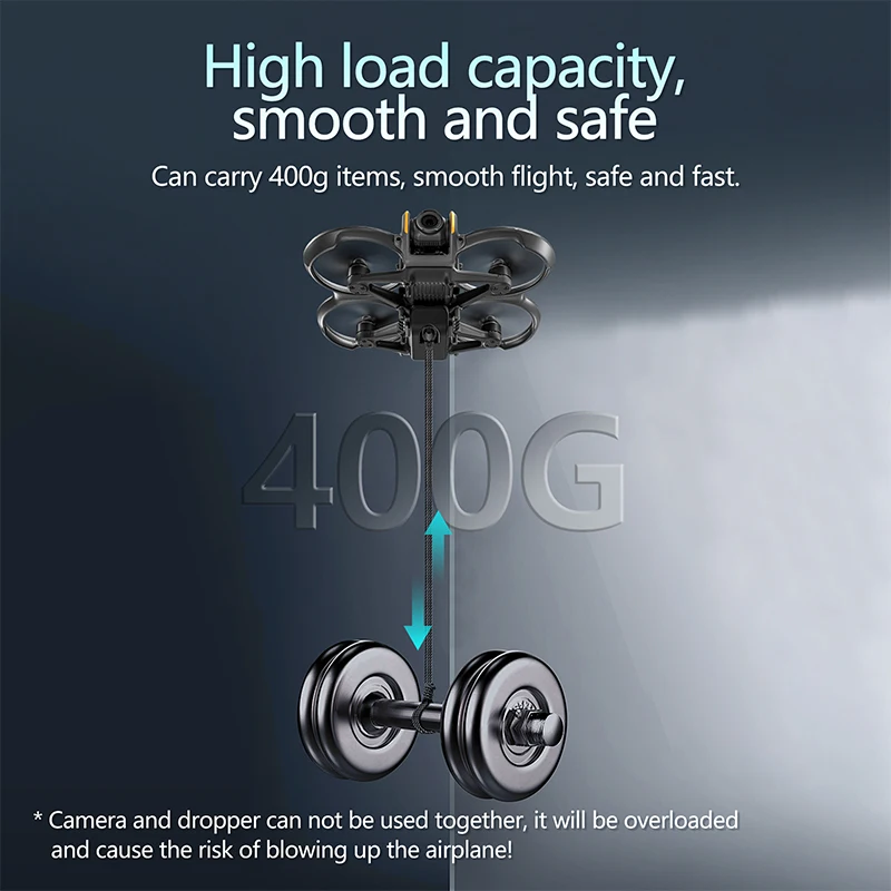 Sistema Airdrop de 12KM para DJI Avata 2, accesorios para drones, lanzador, dispositivo de transporte de gotero de carga útil