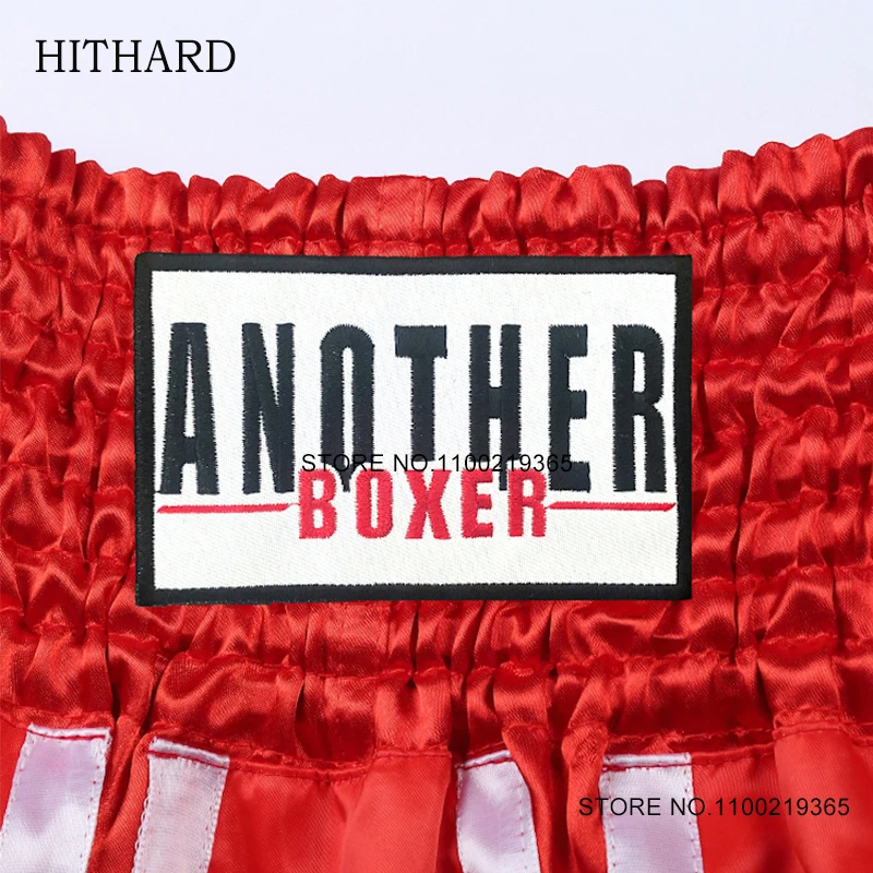 Pantalones cortos Muay Thai con cintas de loto, pantalones cortos de boxeo para hombres, mujeres, niños, pantalones de Kickboxing, niños, adultos, artes marciales MMA, ropa de lucha