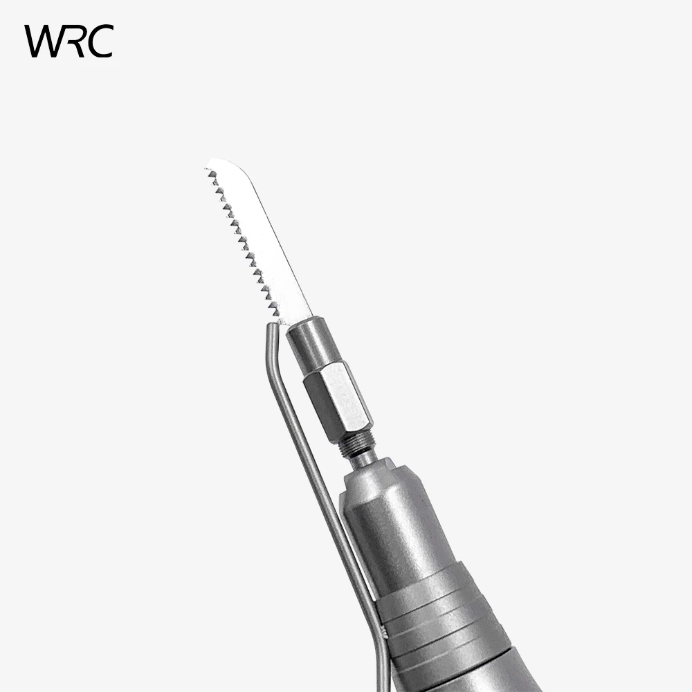 Sierra de mano para cirugía oral dental, para implantología, con hoja de sierra recíproca, para reducción ósea, accesorios de odontología