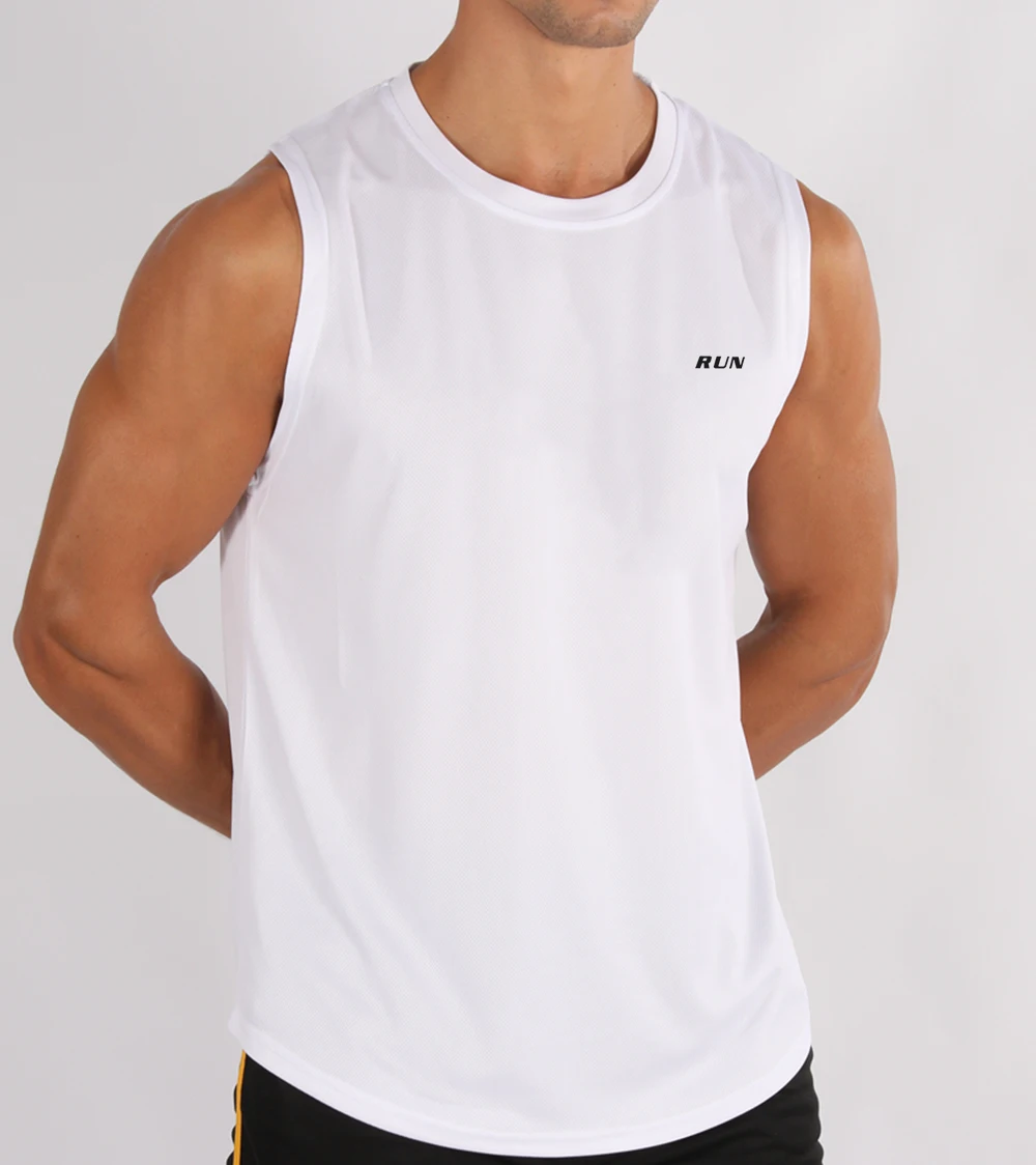 Chalecos deportivos de verano para hombre, ropa de entrenamiento físico, Fitness de velocidad, camisas sueltas sin mangas, chalecos de baloncesto de moda para hombre