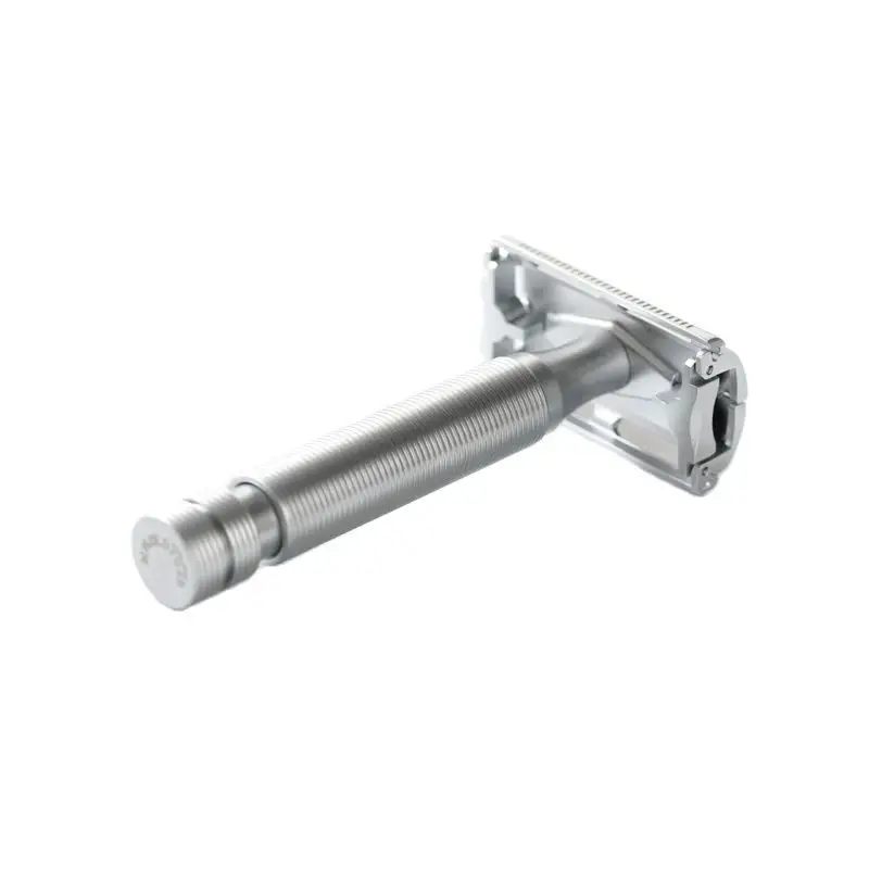 Maquinilla de afeitar de seguridad Yaqi Monarch color cromo mate