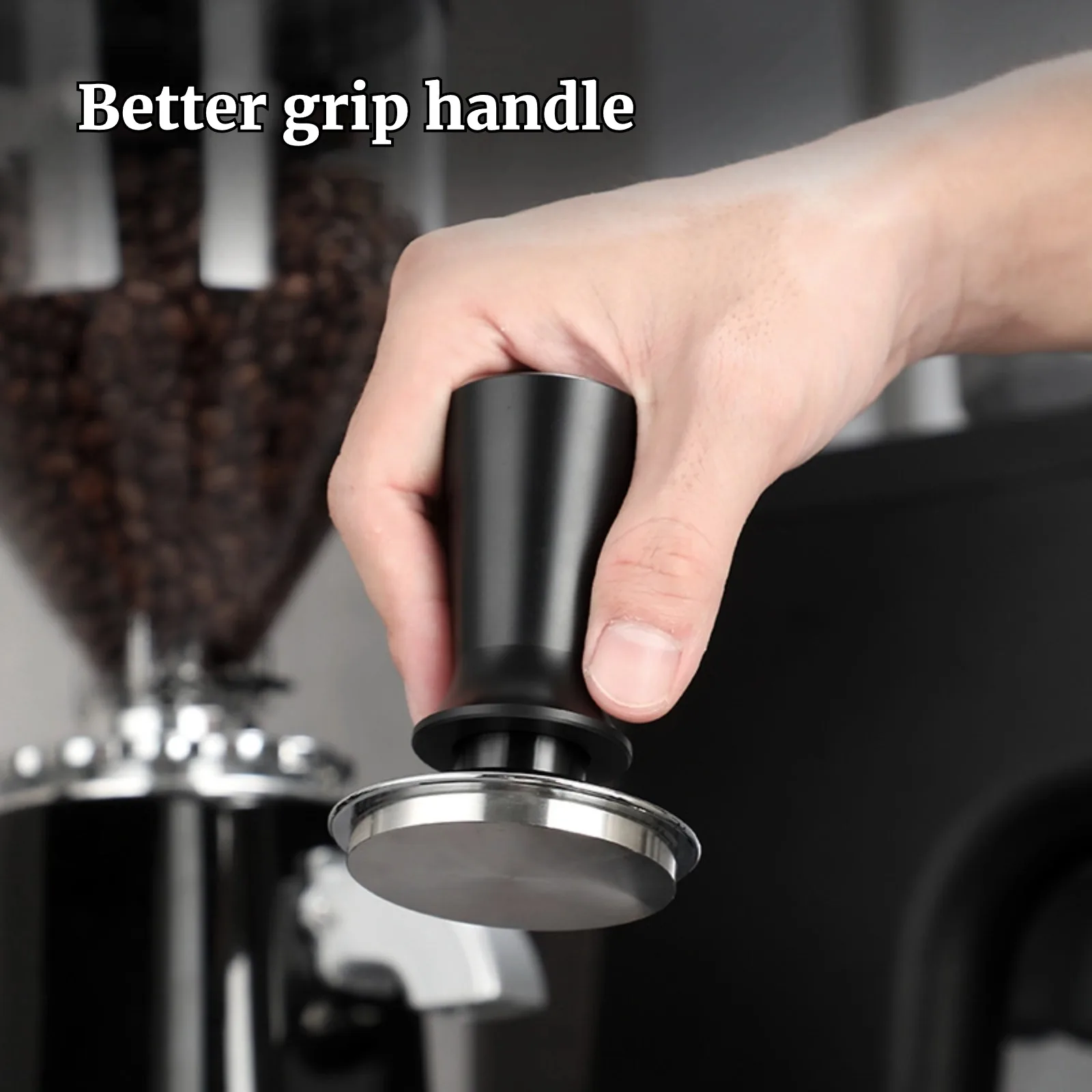 Tamper de café Barista con resorte calibrado, Tamper de acero inoxidable, 58mm, 53mm, 54mm, 51mm