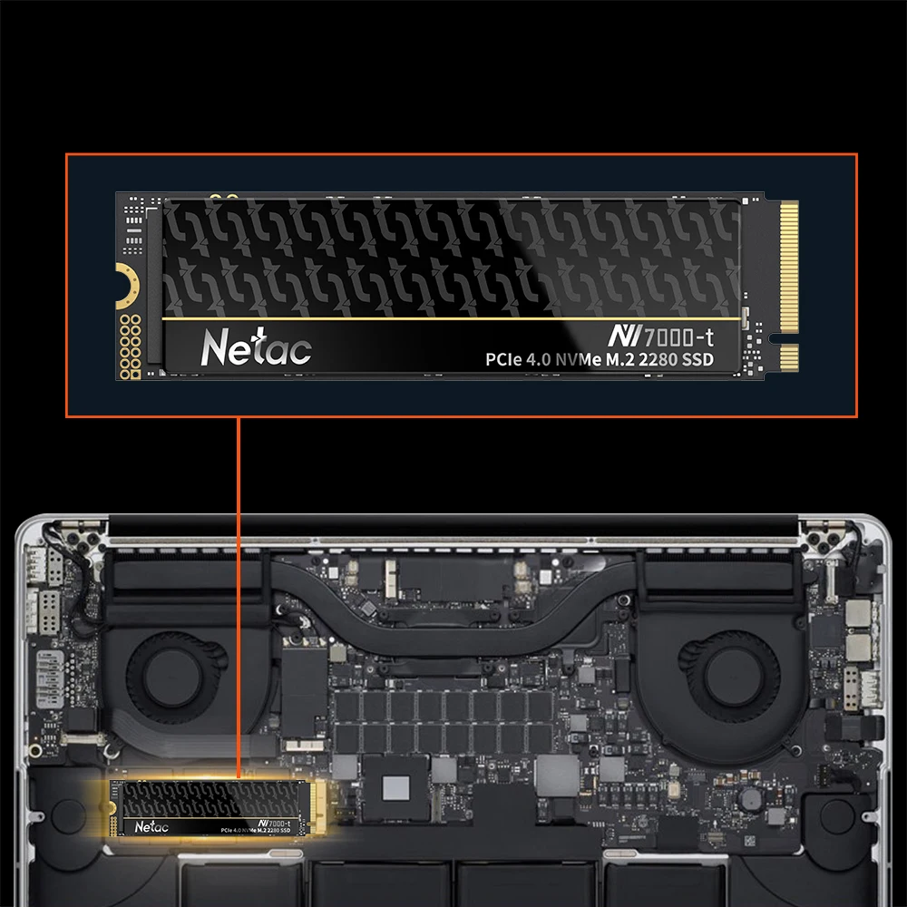 Netac M2 SSD NVMe SSD 1TB 2TB 4TB M.2 2280 PCIe 500GB Unidades de Estado Sólido Internas Disco Duro para PS5