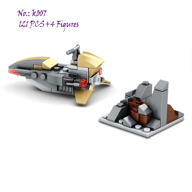 Kit de bloques de construcción MOC X Fighter, ladrillos clásicos y creativos, juguetes educativos para niños, regalo para niños